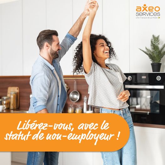 AXEO Service vous libère l'esprit en étant employeur à votre place du personnel de maison.