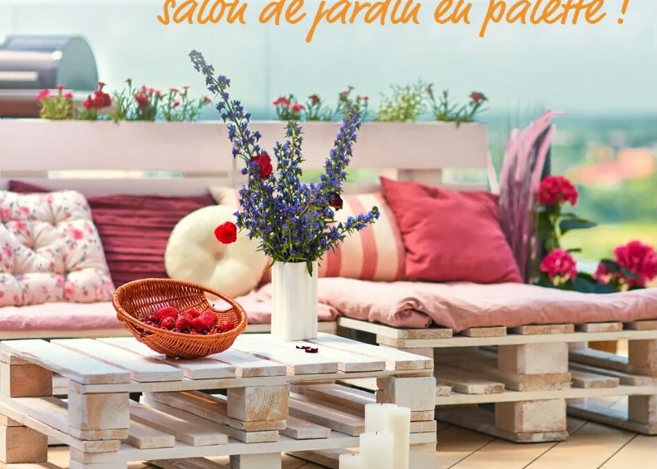 Tuto : apprenez à réaliser un salon de jardin en palettes !